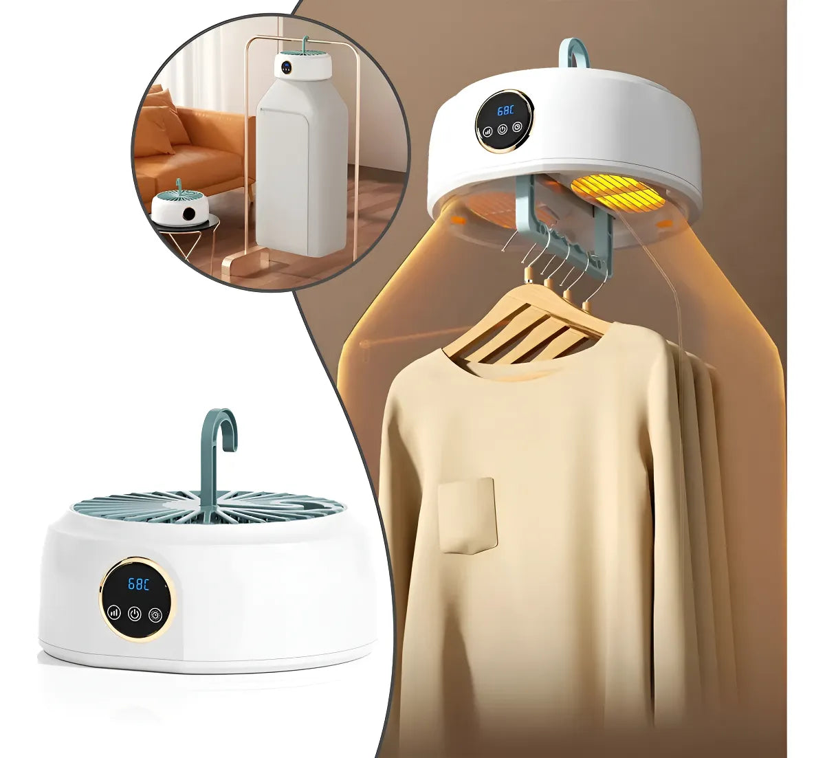 Secadora Portátil – Seca, desinfecta y cuida tu ropa donde estés